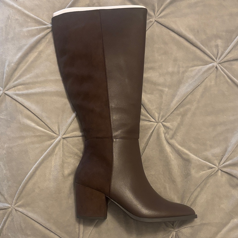 Women’s Lauren Conrad Brown Knee-High Boots Size 8